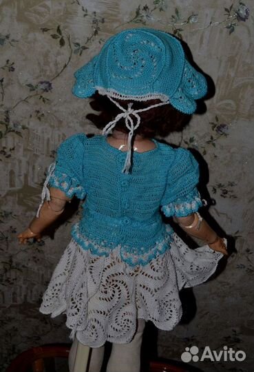 Комплект одежды для куклы вязаный крючком