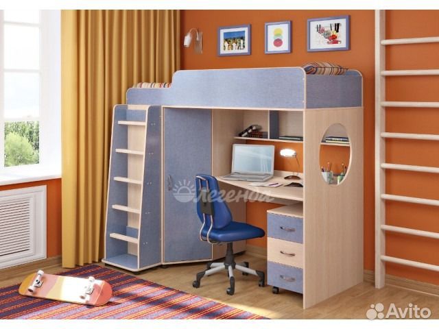 Кровать чердак
