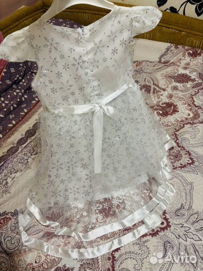 Детское Платье со шлейфом