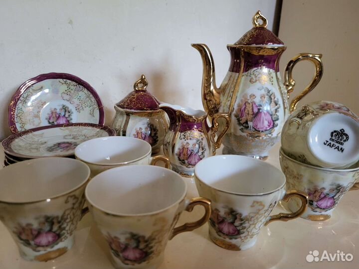 Кофейный сервиз тип Мадонна Япония на 6 персон