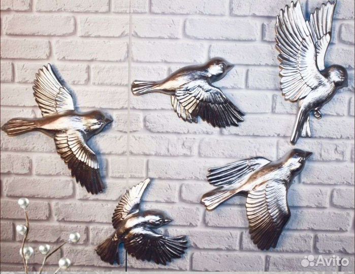 Декоративные птицы на стену