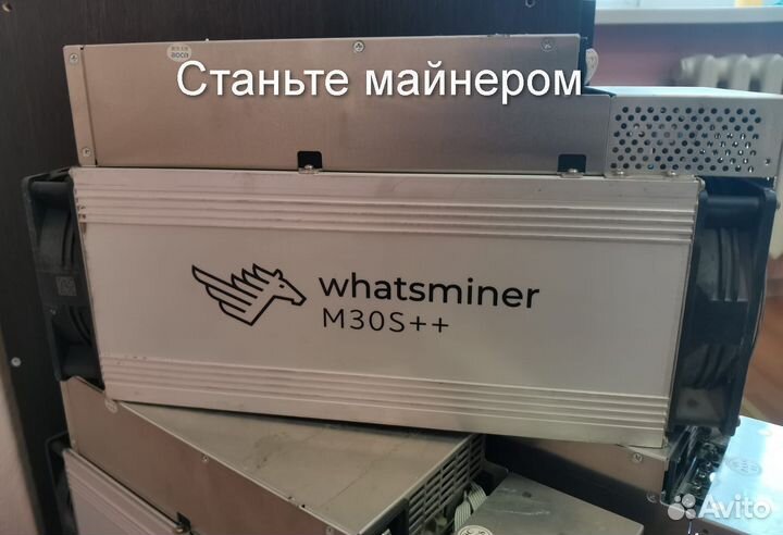 Asic майнер Whatsminer M30S++ 108 Th/s