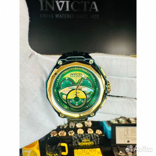 Invicta Reserve Хронограф Ronda Z60 Оригинал 52мм