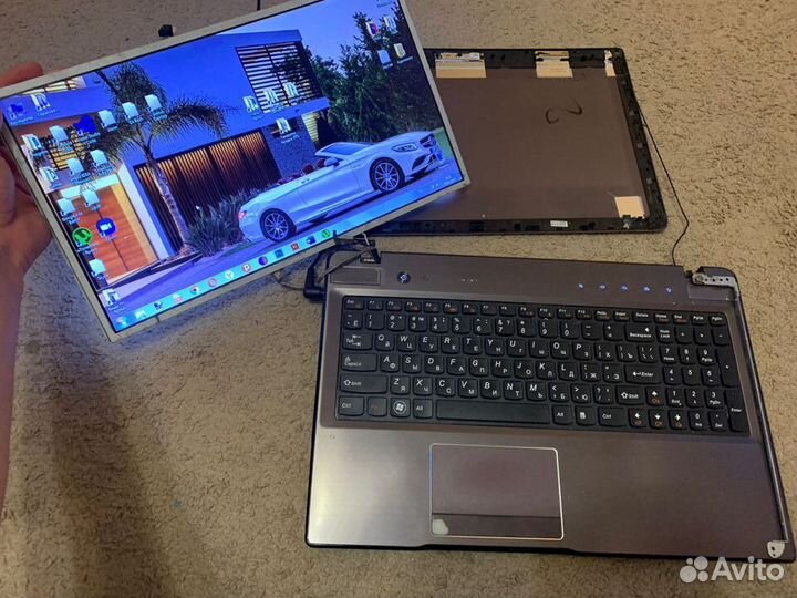 Материнская плата Lenovo Z575 +проц AMD+Raddeon HD