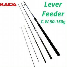 Фидер kaida 866 level feeder, тест 50-150g 4,2m