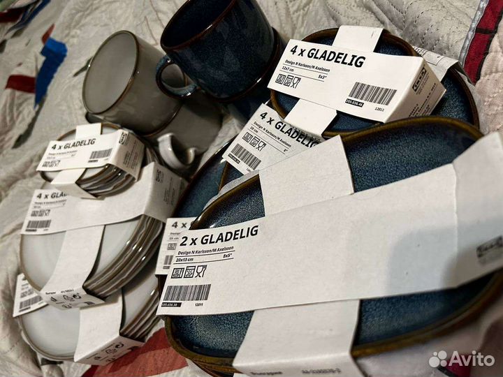 Посуда Икеа гладелиг