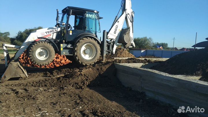 Услуги экскаватора погрузчика