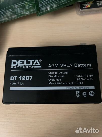 Аккумулятор Delta 12v 7Aч