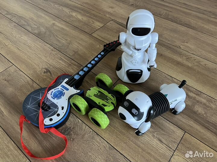 Робот собака, гитара, робот, машина перевертыш