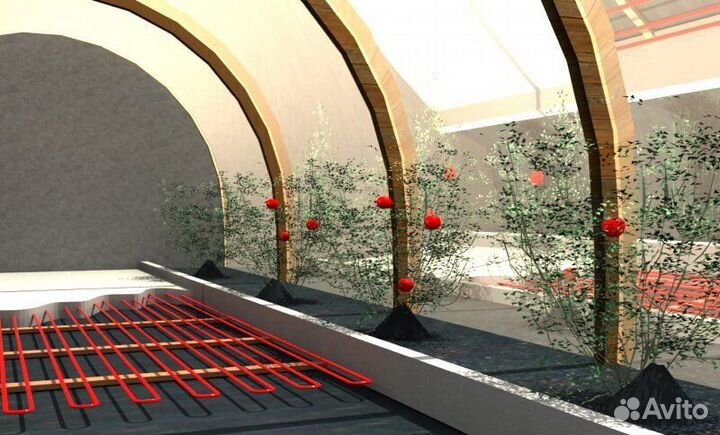 Обогрев теплицы кабелем