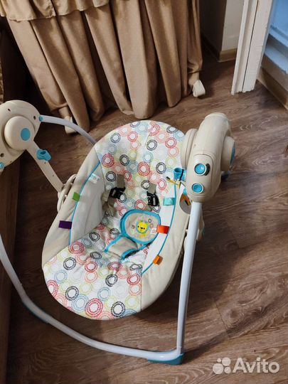 Детские электронные качели с рождения