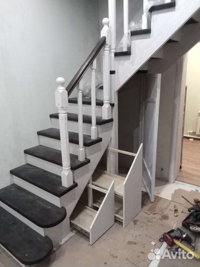 Изготовление и монтаж деревянных лестниц