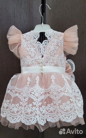 Детское нарядное платье р80-86