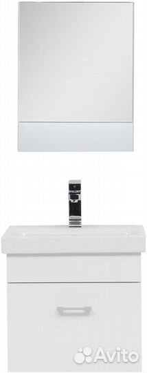 Тумба с раковиной Aquanet Нота 50 Moduo Slim