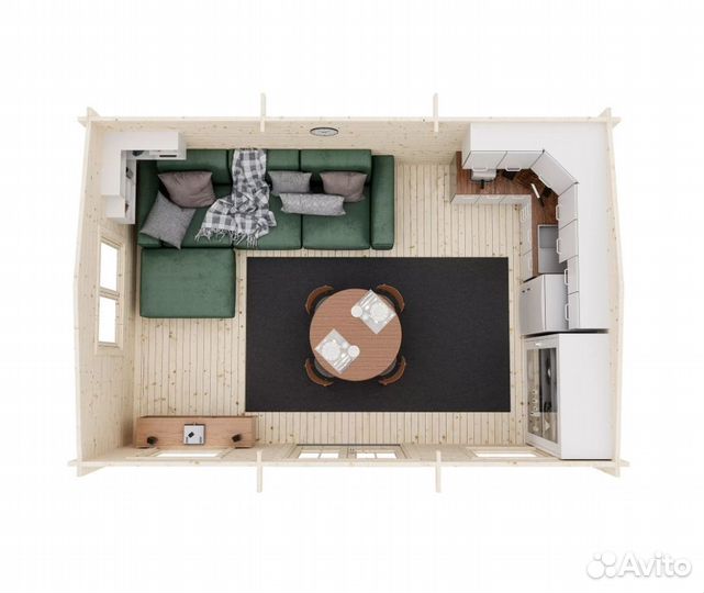 Садовый дом 6х4 (домокомплект)