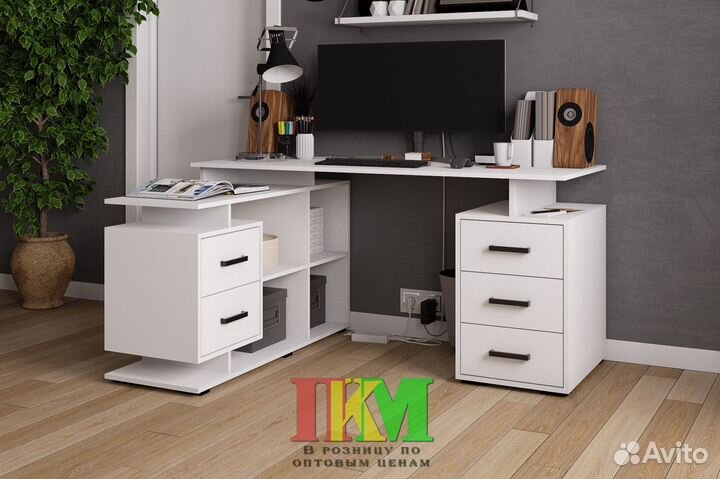 Угловой письменный стол скму-3