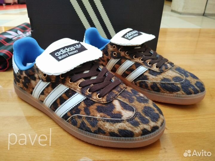 Кеды Adidas Samba x Wales Bonner Leopard