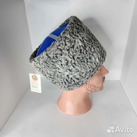 Каракулевая серая папаха