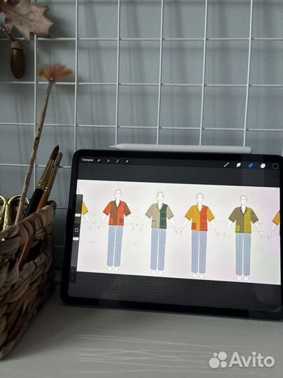 Создание эскизов / одежда и сумки