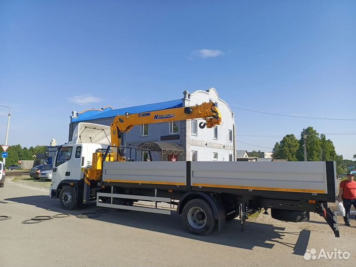 Аренда и услуги манипулятора, стрела 3 т, 14 м, борт 5 т, 6.2 м