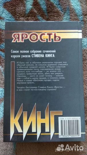 Стивен Кинг. Ярость