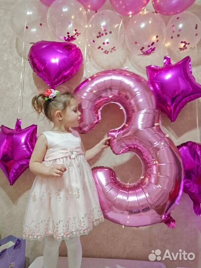 Платье нарядное 92