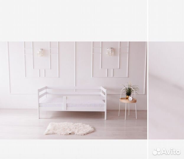 Детская кровать от 2 лет с бортиками