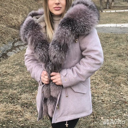 Парка с мехом песца