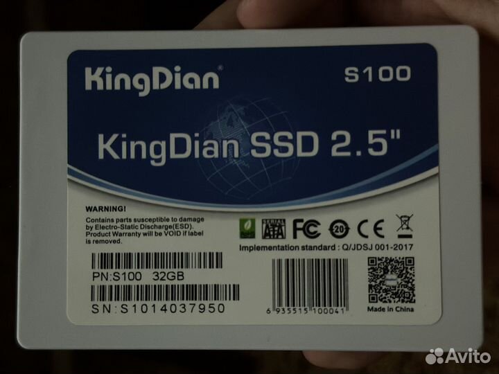 Жесткий диск ssd 32 GB