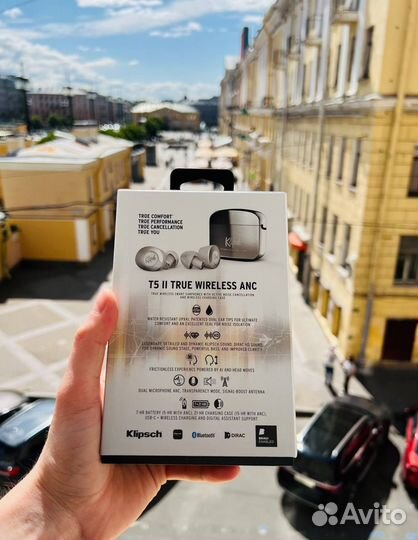 Наушники Klipsch T5 II TW ANC Silver