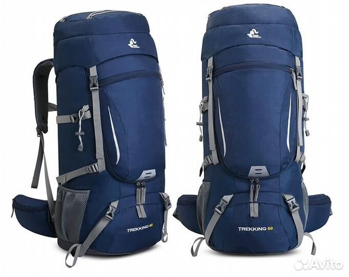 Рюкзак походный 60 литров, черный