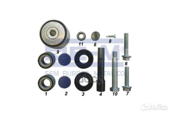 Р/К подвески кабины DAF XF 95/105 (полный на