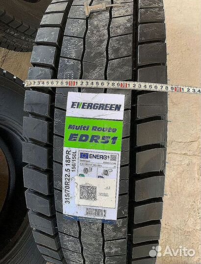 Шины Evergreen EDR51 315/70 R22,5, artp: 481