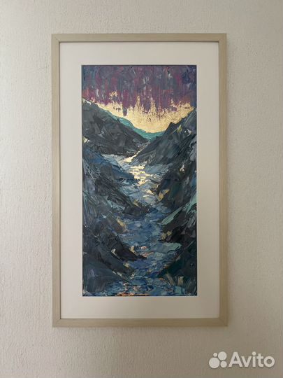 Картина маслом на холсте в раме