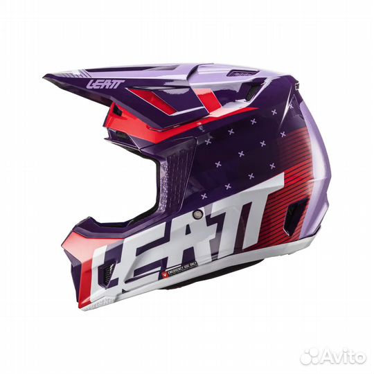 Кроссовый шлем Leatt Moto 7.5 Helmet Kit, SunDown