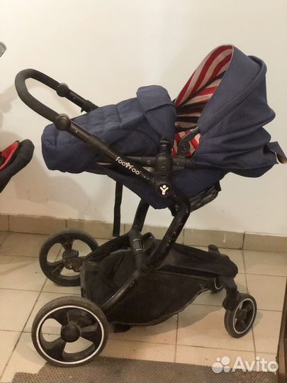 Коляска 2 в 1 foofoo
