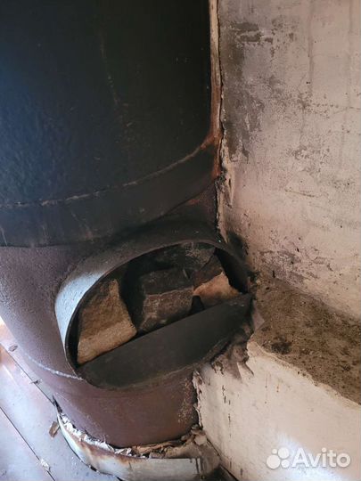 Печь для бани из трубы