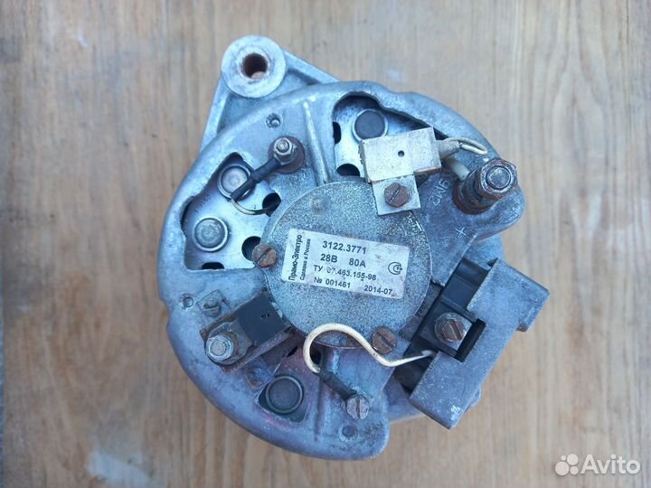 Генератор 24в 80а Камаз ямз д245