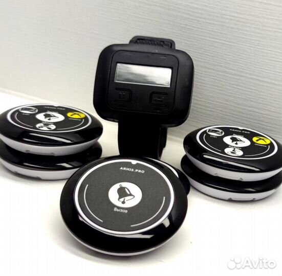 Кнопка вызова персонала, официанта с часами