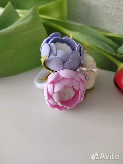 Резинки для волос ручной работы