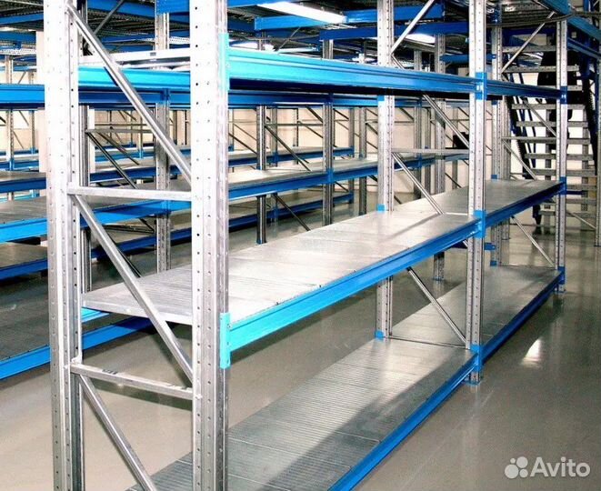 Сгр (среднегрузовой) стеллажи бу металлический