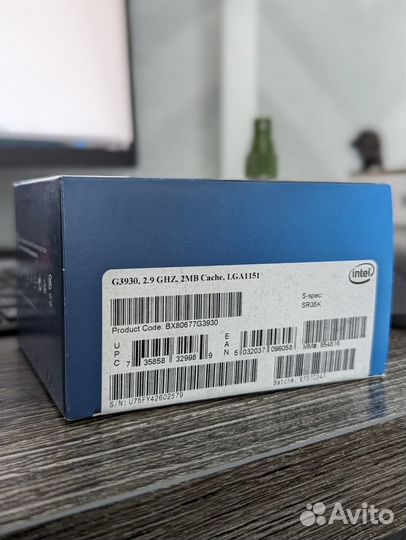 Процессор Intel Celeron G3930 (LGA1151, BOX)