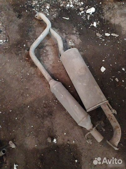 Geely MK глушитель, резонатор