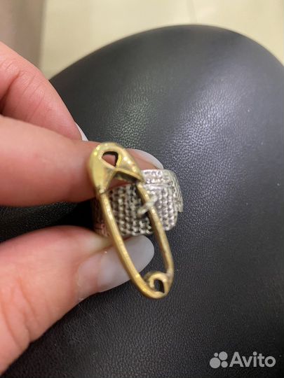 Серебряное кольцо ручной работы