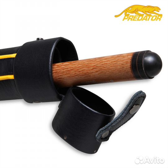 Тубус Predator Sport Velcro 1PC черный/желтый
