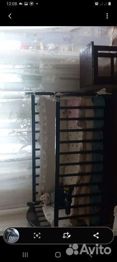 Детская кроватка с матрасом