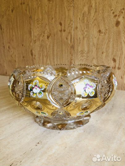 Ваза для фруктов богемия