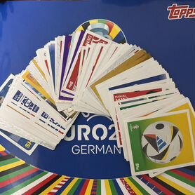 Футбольные наклейки euro Topps 2024