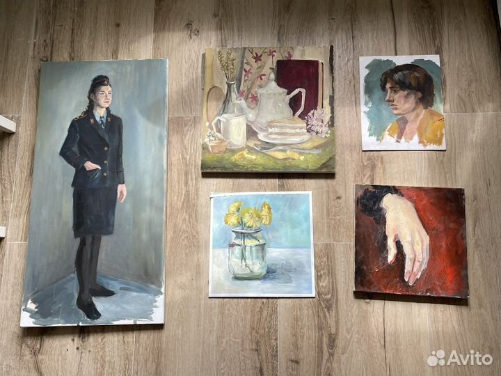 Картина маслом на холсте ручная работа