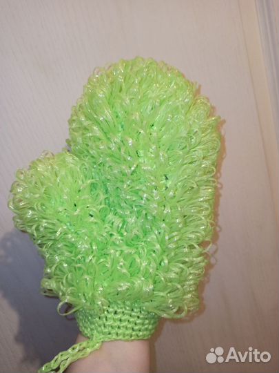 Мочалка варежка
